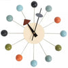 Color Ball Mid Century Wall Clock Vintage, Retro, Contemporary, and Transitional Style,