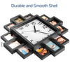 12-Picture Display Wall Clock – bednbathgallery.com