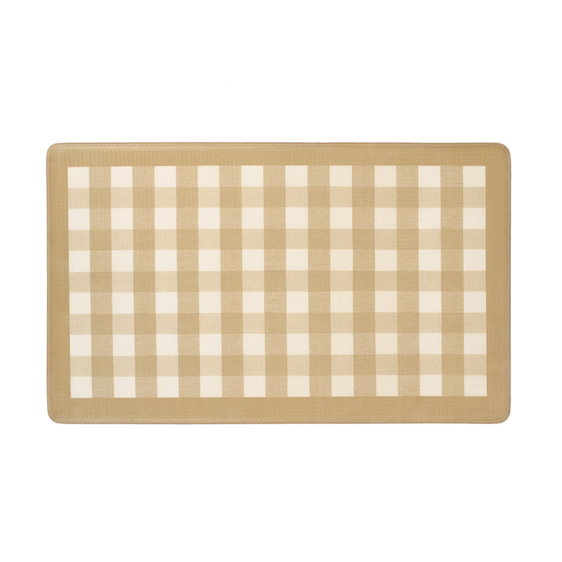 Anti Fatigue Mat 18x30 - Buffalo Check Taupe