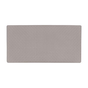 Woven-Embossed Faux-Leather Anti-Fatigue Mat - 20x39 - Grey