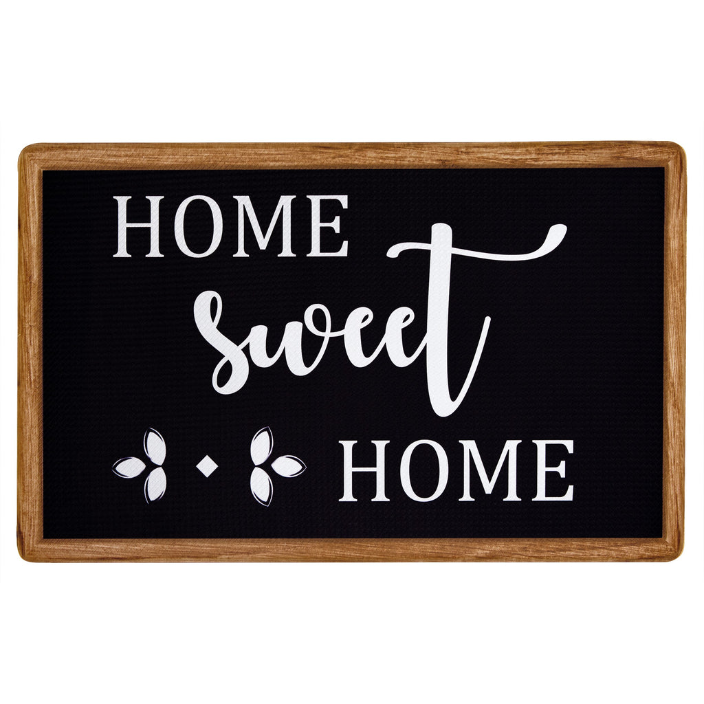 Anti Fatigue Mat 18x30 - Modern Farmhouse - Black