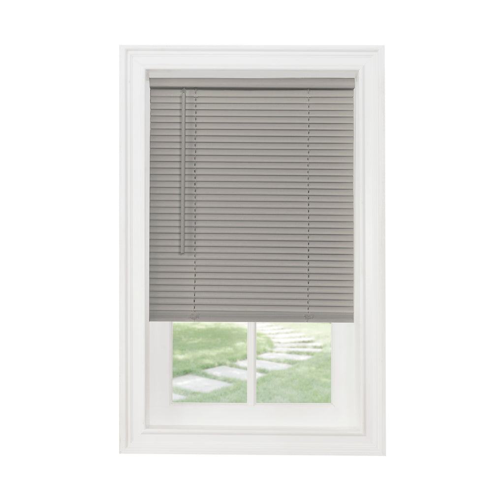 Cordless GII Morningstar 1" Light Filtering Mini Blind - 39x64 - Grey