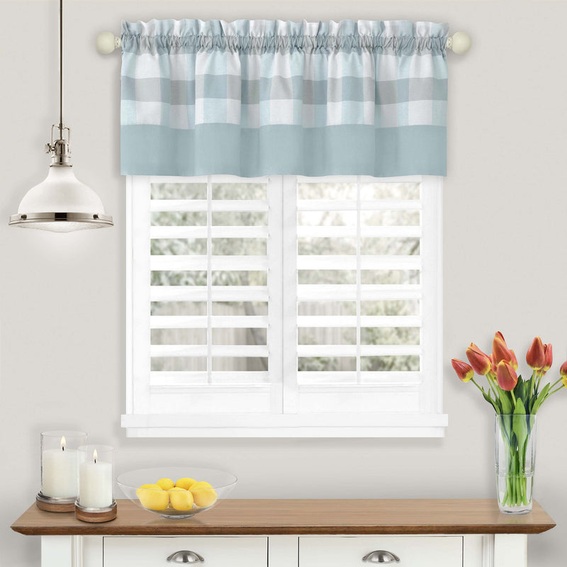 Hunter Window Curtain Valance - 58x14 - Ice Blue