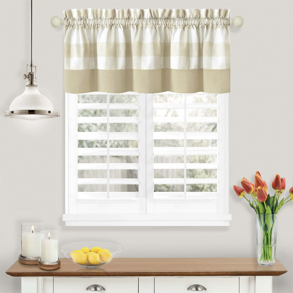 Hunter Window Curtain Valance - 58x14 - Tan