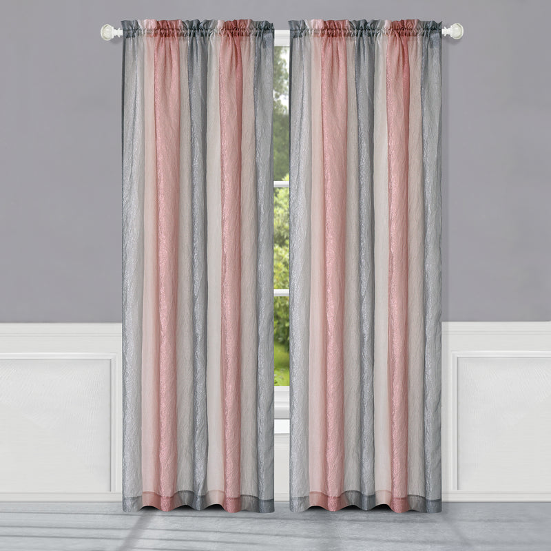 Ombre Window Curtain Panel - 50x84 - Blush