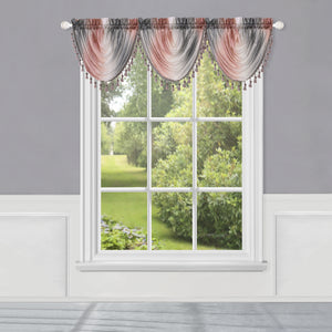 Ombre Waterfall Valance - Blush