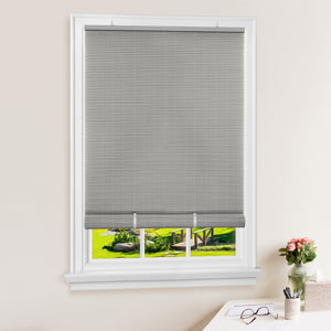 Cordless Solstice Vinyl Roll-Up Blind - 30x72 - Grey