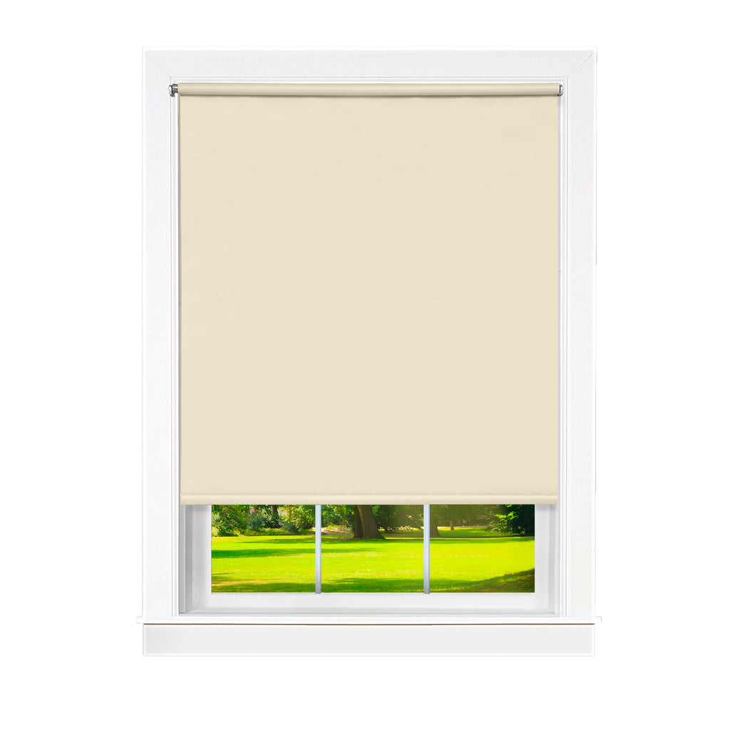 Cords Free Tear Down Light Filtering Window Shade - 73x72 - Ivory