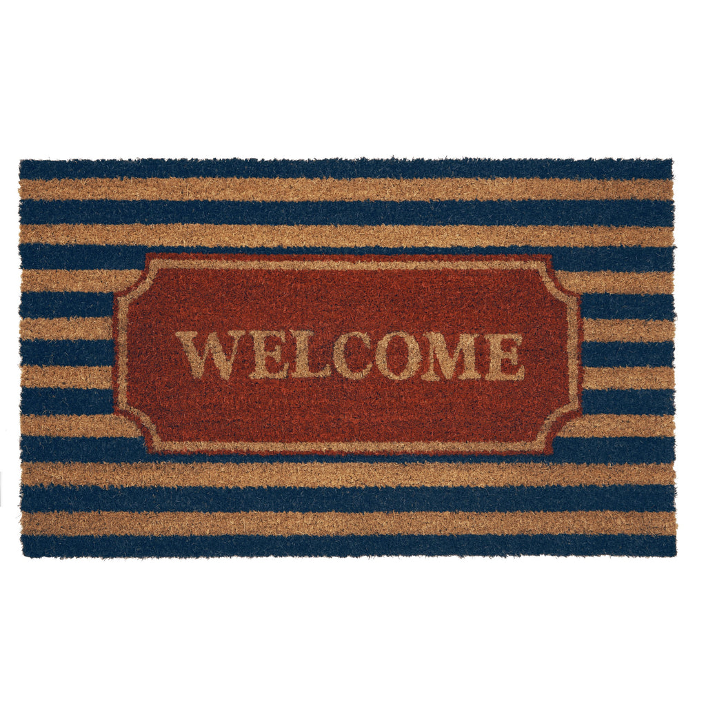 Printed Coir Door Mat 18x30 - Welcome Aboard