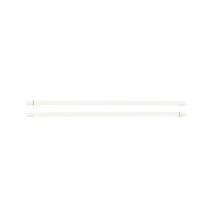 Fantasia 5/16-inch Swivel End Sash Rod White 11-19 - Set of Two