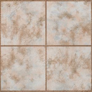 Portfolio 12x12 2.0mm Self Adhesive Vinyl Floor Tile - Rustic Clay Square - 9 Tiles/9 sq. ft.