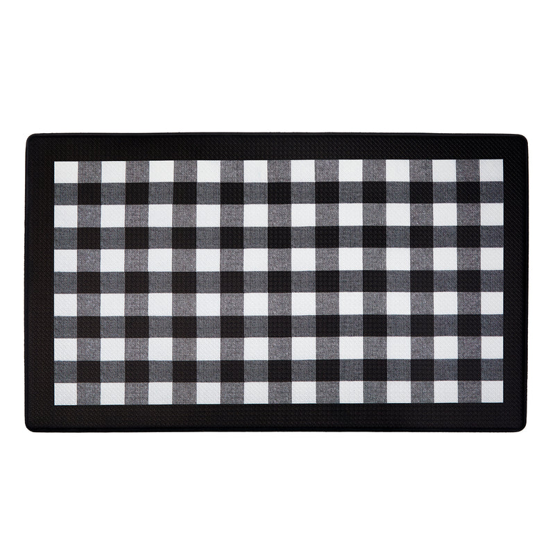 Anti Fatigue Mat 18x30 - Buffalo Check Black