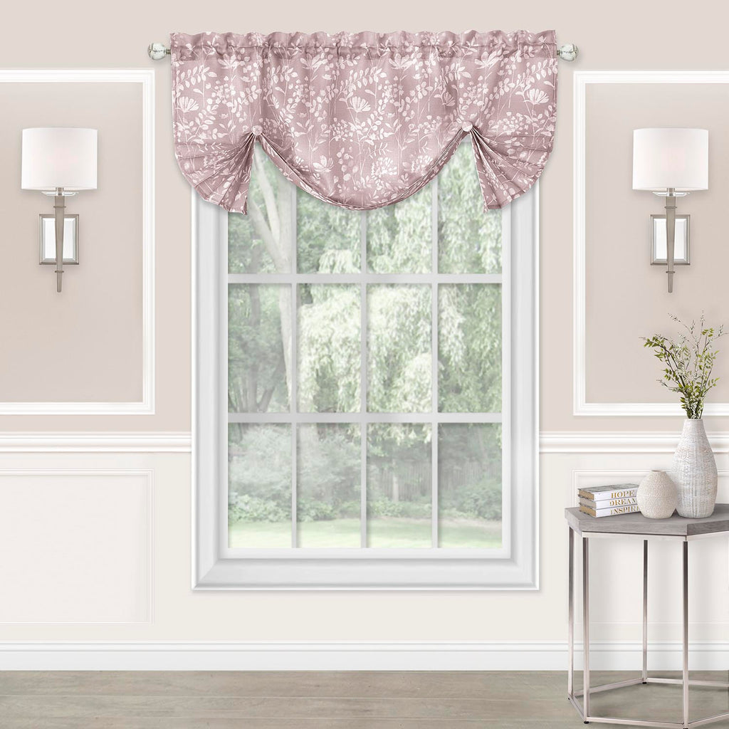 Charlotte Window Curtain Valance - 52x17 - Blush