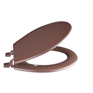 Fantasia 17 Inch Standard Wood Toilet Seat - Chocolate