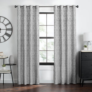 Constellation Grommet Window Curtain Panel - 52x63 - Grey