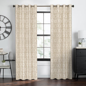 Constellation Grommet Window Curtain Panel - 52x63 - Linen