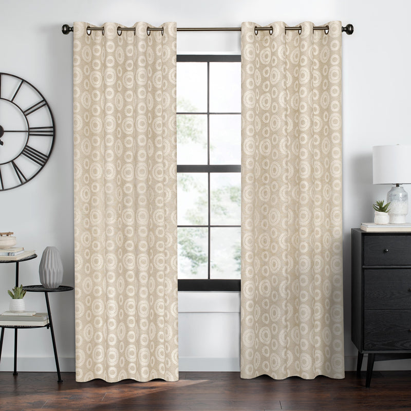 Constellation Grommet Window Curtain Panel - 52x84 - Linen