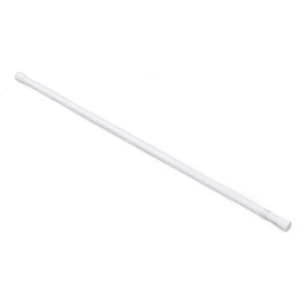 Fantasia 7/16" Spring Tension Rod #350 18"-28" - White