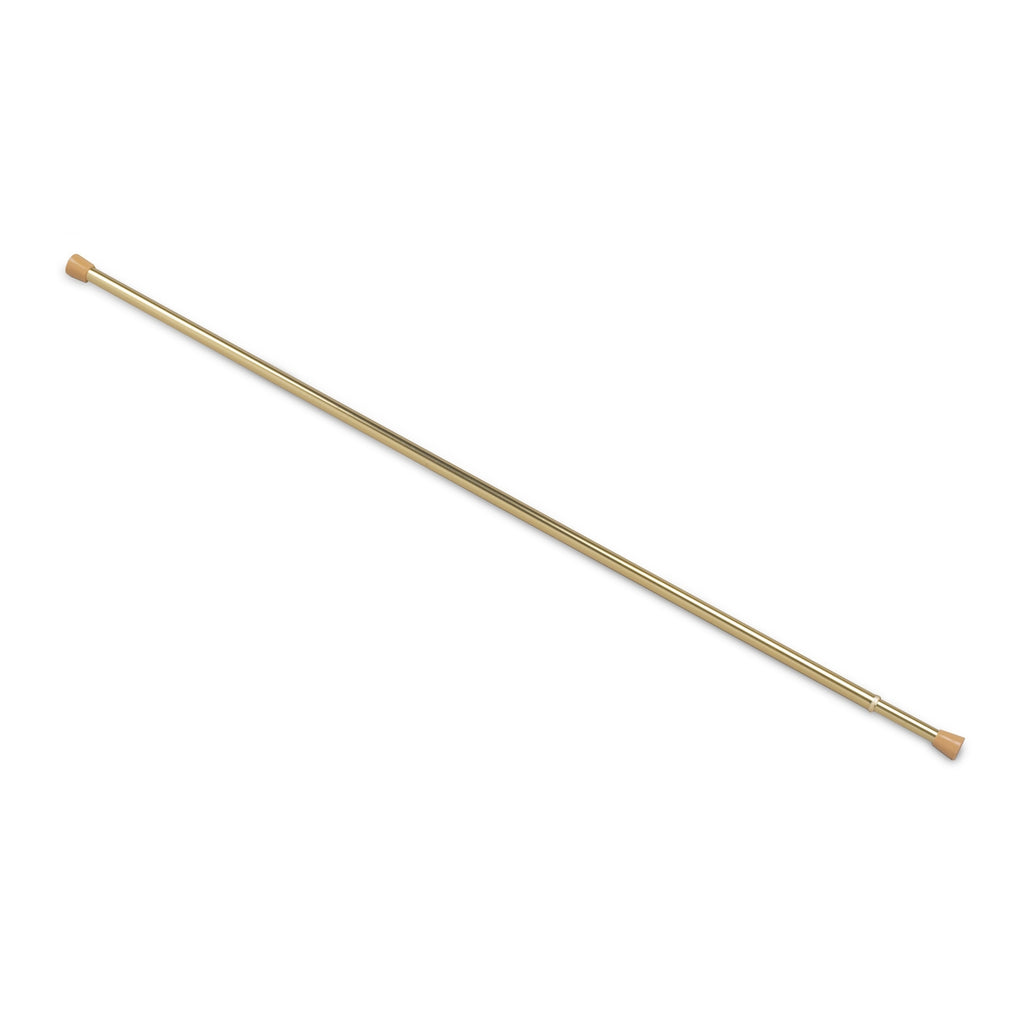 Fantasia 5/8" Spring Tension Rod #385 28"-48" - Brass