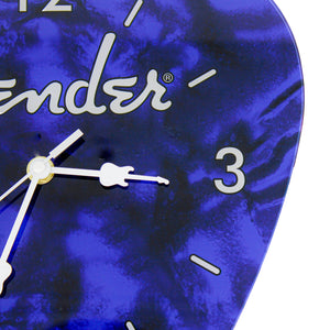 Fender Guitar Pick Wall Clock x Blue – bednbathgallery.com