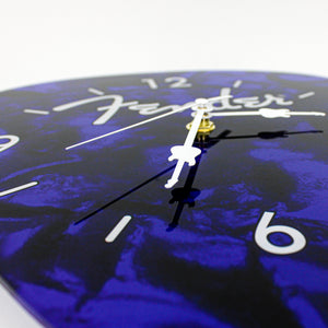 Fender Guitar Pick Wall Clock x Blue – bednbathgallery.com