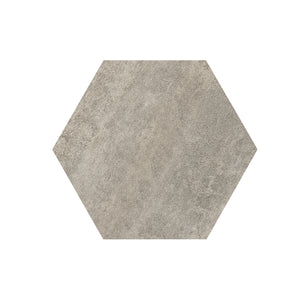 Floor Galore 9x10.4 Self Adhesive Hexagon Vinyl Floor Tile - Graphite - 20 Tiles/10 sq.ft