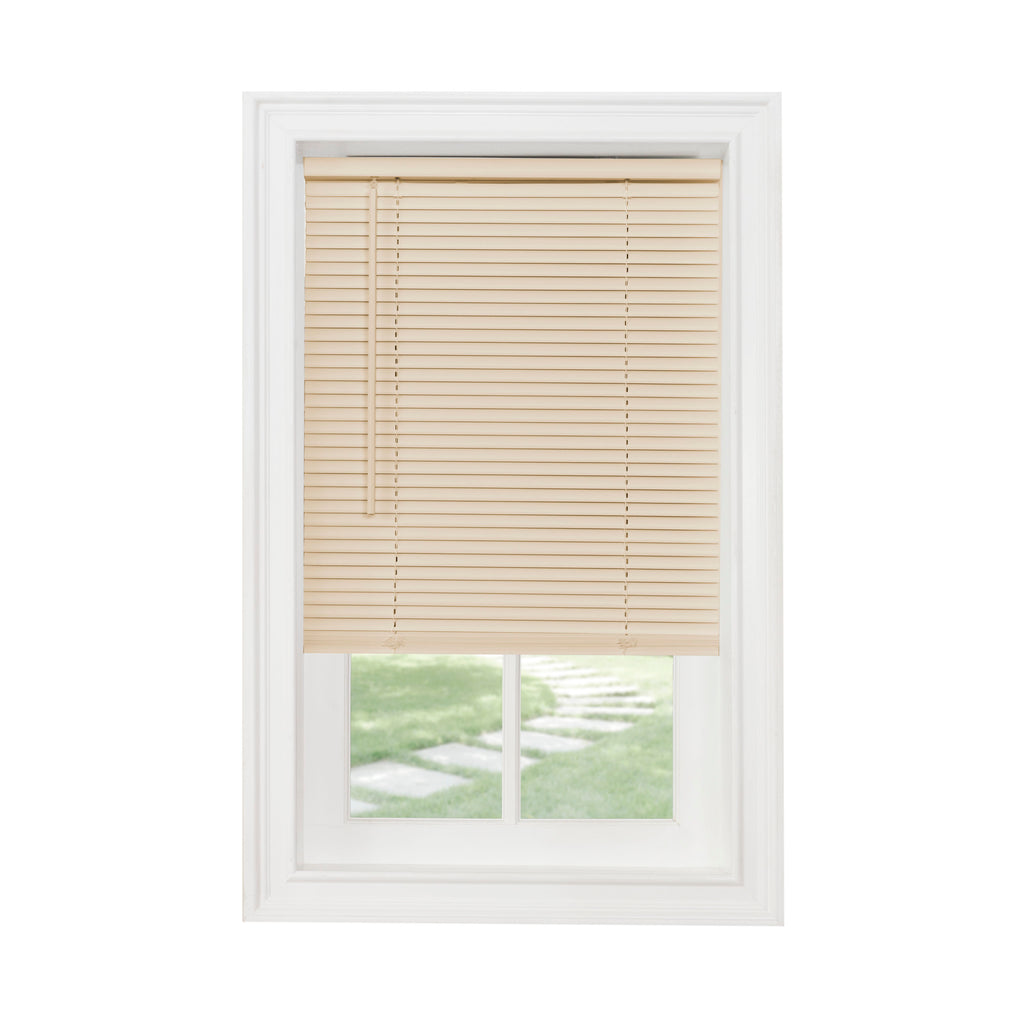 Cordless GII Morningstar 1" Light Filtering Mini Blind - 45x25 - Alabaster