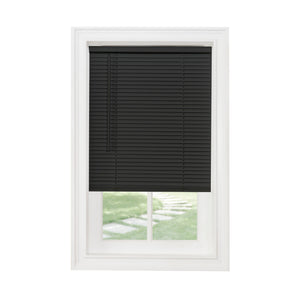 Cordless GII Morningstar 1" Light Filtering Mini Blind - 31x64 - Black