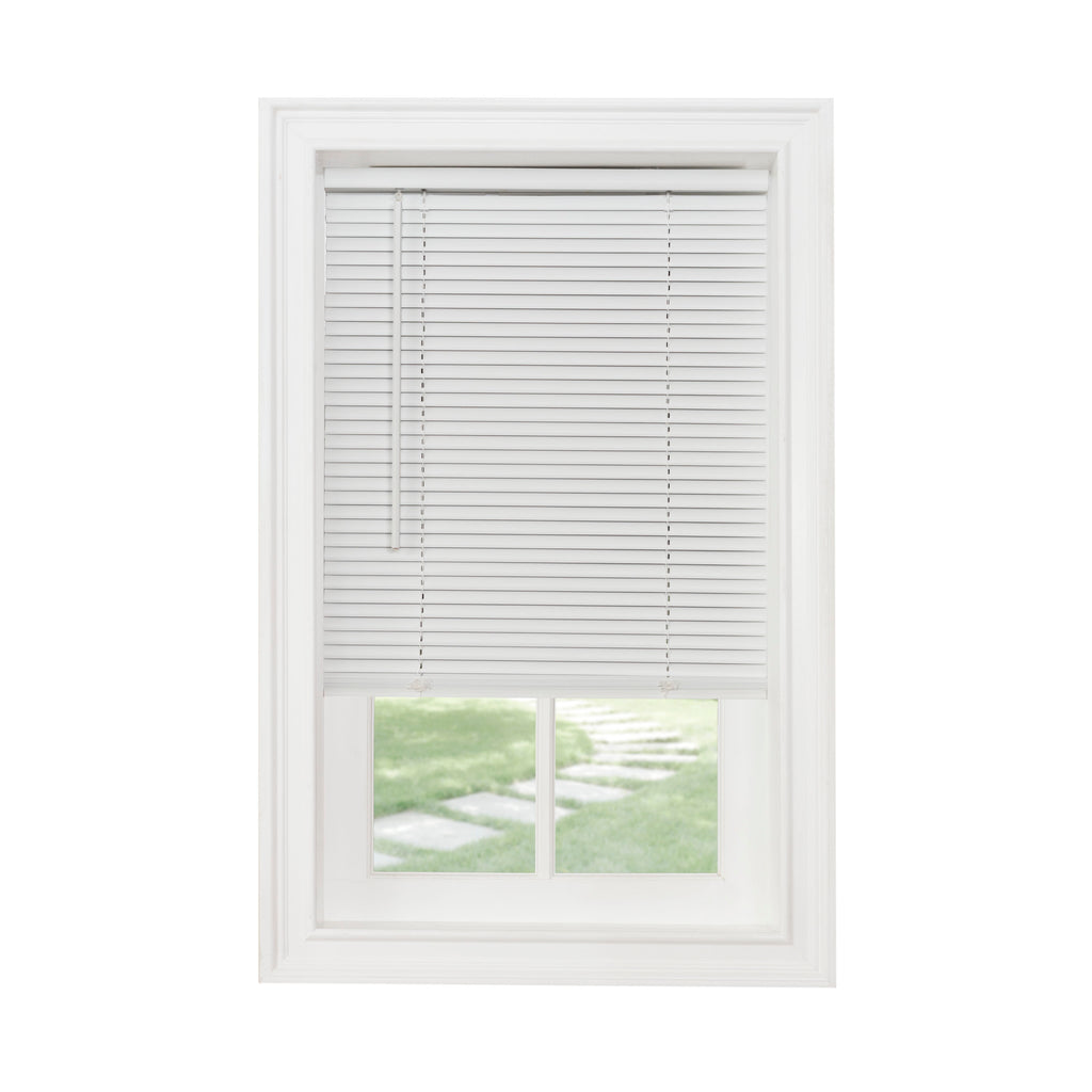 Cordless GII Morningstar 1" Light Filtering Mini Blind - 32x72 - Pearl White