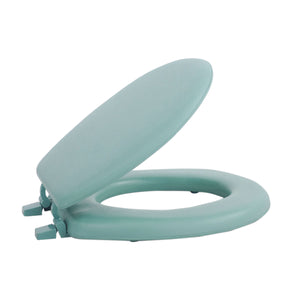 Fantasia 17 Inch Soft Standard Vinyl Toilet Seat - Light Green