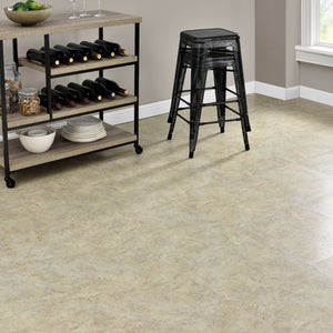 Majestic Ghibli Beige Granite 18x18 Self Adhesive Vinyl Floor Tile - 10 Tiles/22.5 sq. ft.