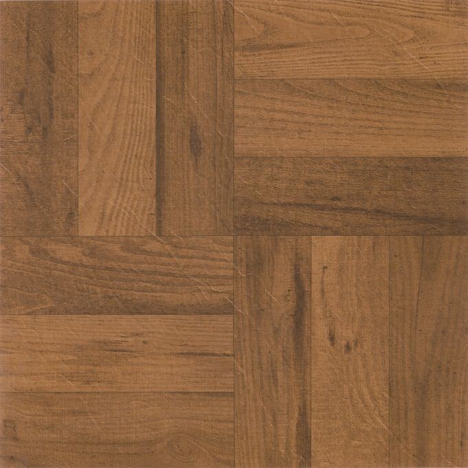 Nexus 3 Finger Med. Oak Parquet 12x12 Self Adhesive Vinyl Floor Tile - 20 Tiles/20 sq. ft.