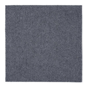 Nexus 12x12 Self Adhesive Carpet Floor Tile - 12 Tiles/12 sq. Ft. - Smoke