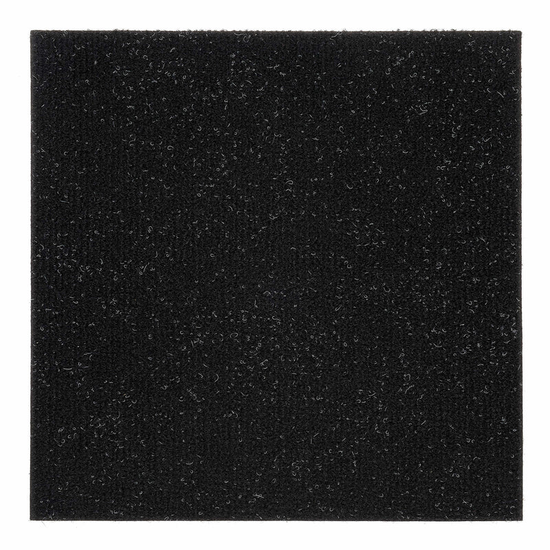 Nexus 19.7x19.7 Self Adhesive Carpet Floor Tile - 12 Tiles/32.3 sq Ft. - Jet