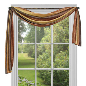 Ombre Window Curtain Scarf - 50x144 - Autumn