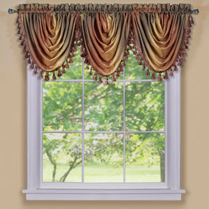 Ombre Waterfall Valance - Autumn