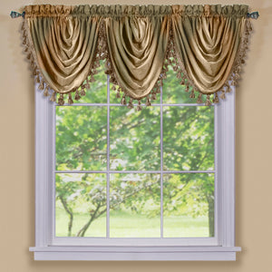 Ombre Waterfall Valance - Earth