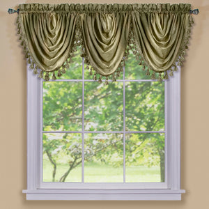 Ombre Waterfall Valance - Sage