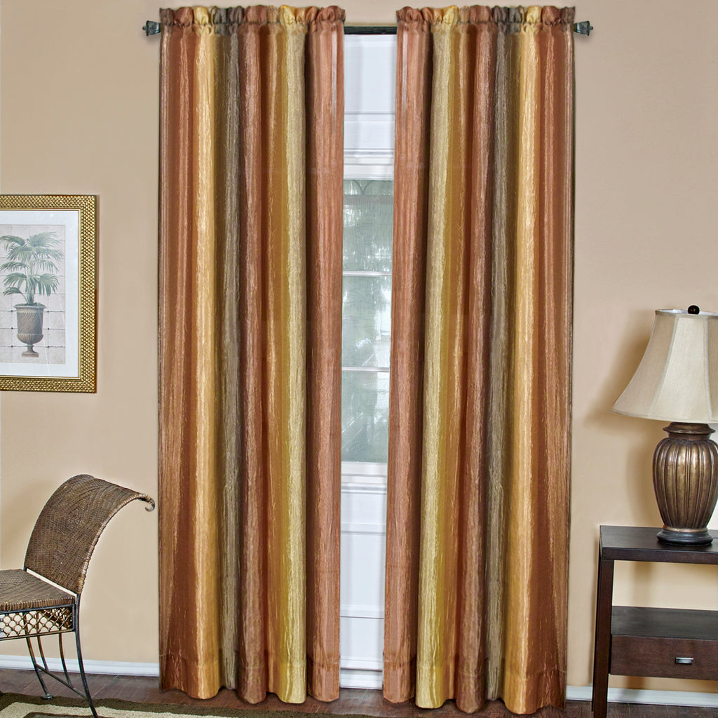 Ombre Window Curtain Panel - 50x63 - Autumn