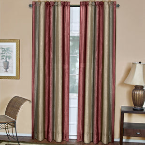 Ombre Window Curtain Panel - 50x84 - Burgundy