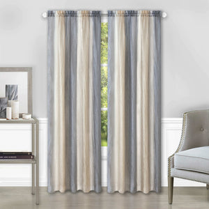 Ombre Window Curtain Panel - 50x84 - Grey