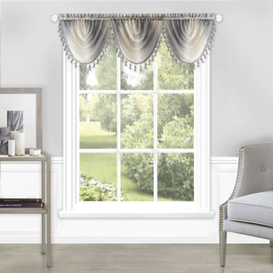 Ombre Waterfall Valance - Grey