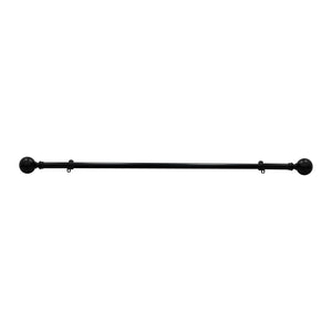 Buono II Morgan Black Decorative Rod & Finial 28-48