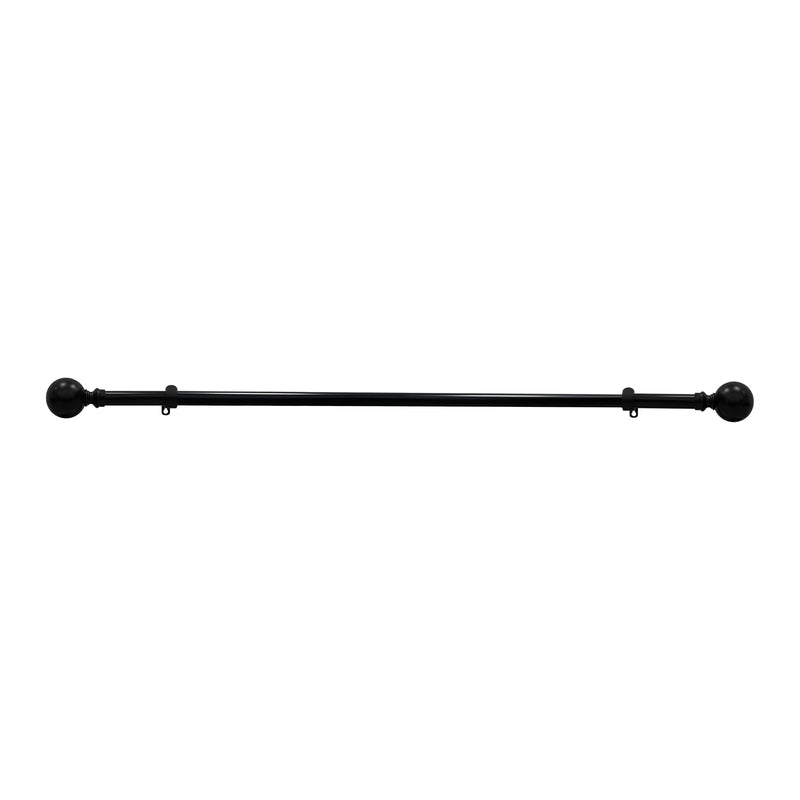 Buono II Morgan Black Decorative Rod & Finial 48-86