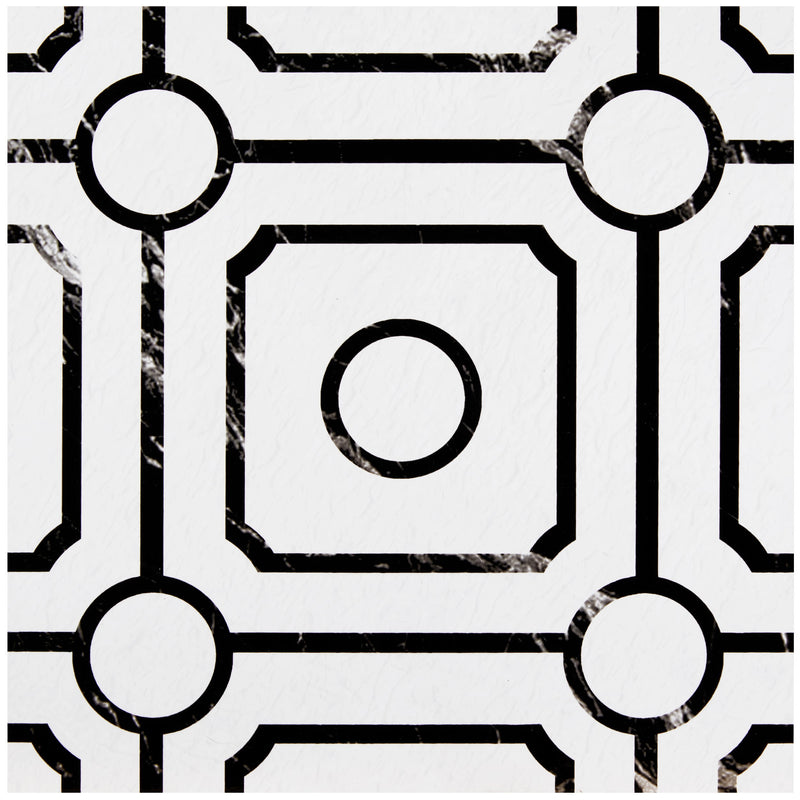 Retro 12x12 Self Adhesive Vinyl Floor Tile - Carrera - 20 Tiles/20 sq. ft.