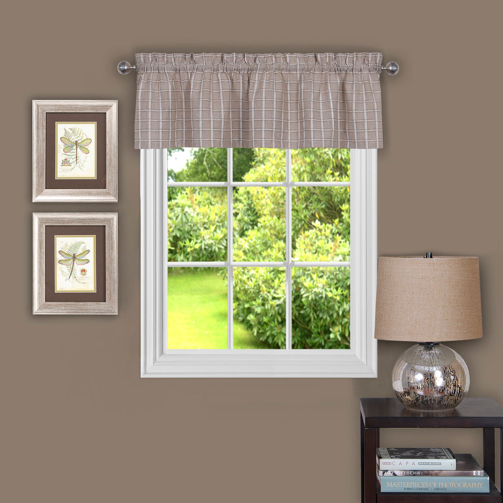 Sydney 58x14 Window Curtain Valance - Linen