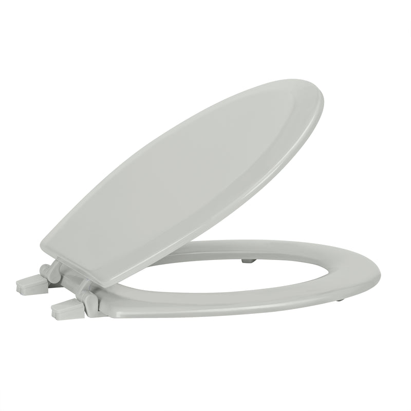 Fantasia 17 Inch Standard Wood Toilet Seat - Silver