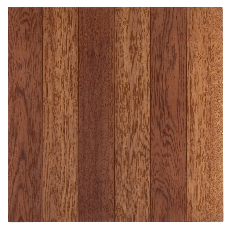 Sterling Medium Oak Plank 12x12 Self Adhesive Vinyl Floor Tile - 45 Tiles/45 sq. Ft