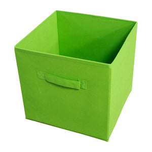 Collapsible Storage Bins - Green - 4 Bins Per Pack