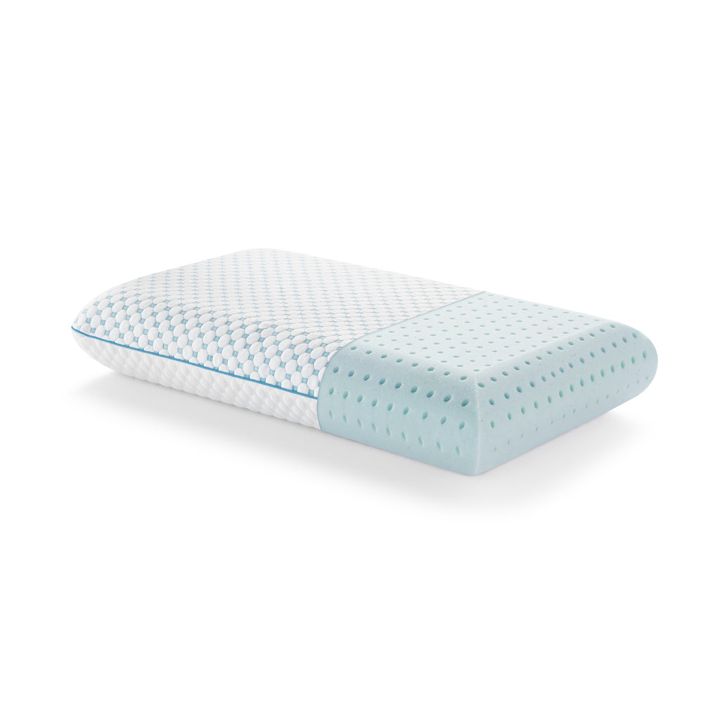 Gel Memory Foam Pillow + Reversible Cooling Cover